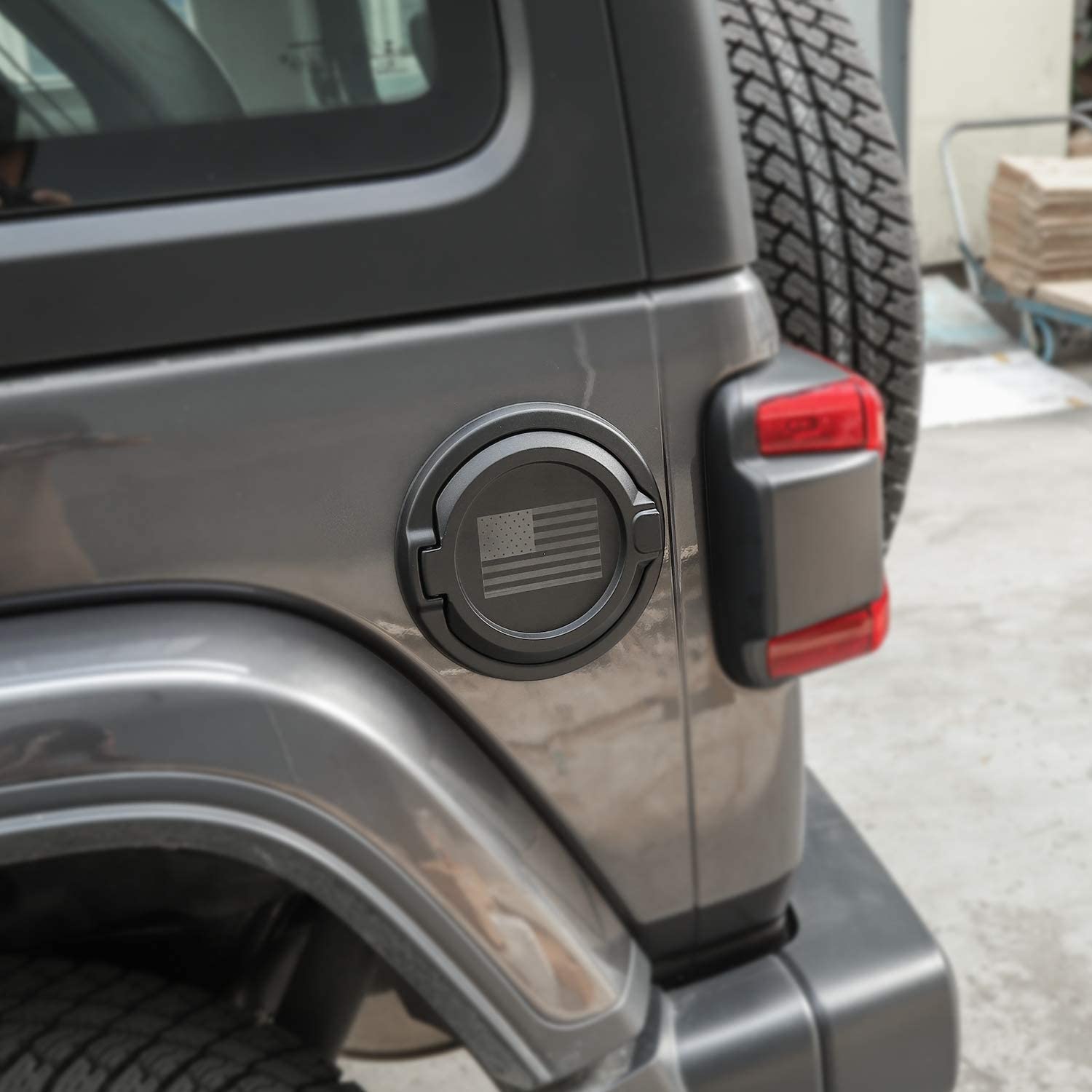 Gas Cap Cover Fuel Filler Door Gas Cap Fuel Tank Door Jeep Kingz Off Road